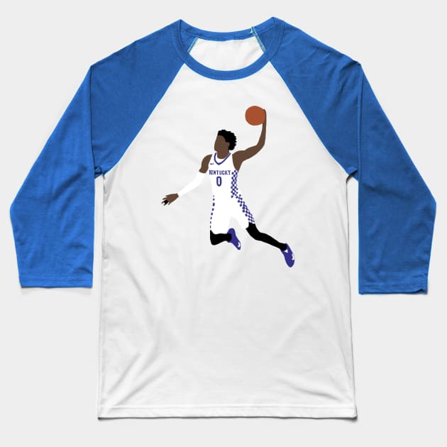 De'aaron Fox Kentucky Baseball T-Shirt by xRatTrapTeesx